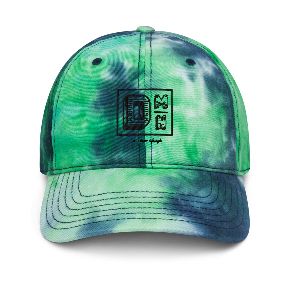 Black DMN logo Tie dye hat