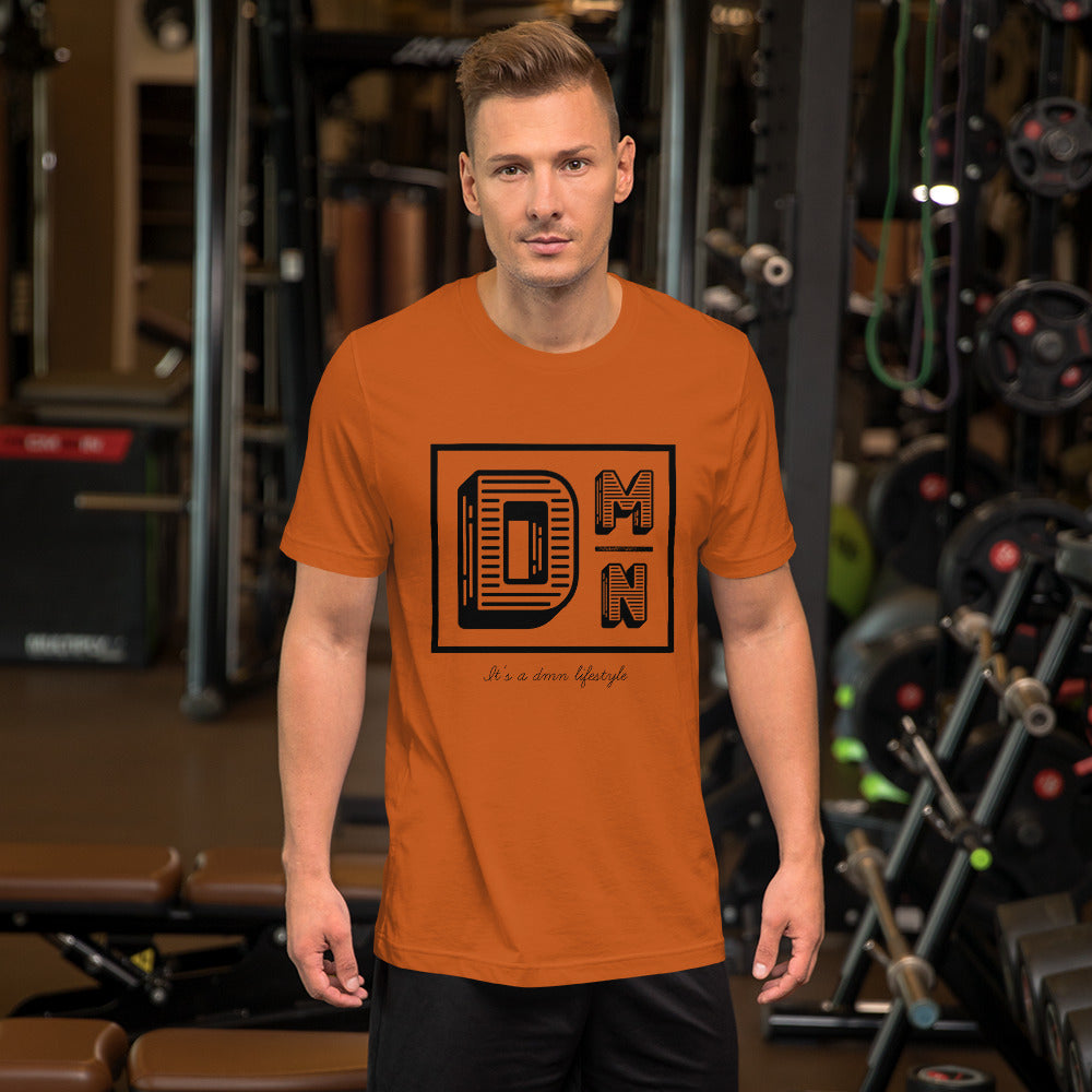 Black logo Warm colors Short-Sleeve Unisex T-Shirt