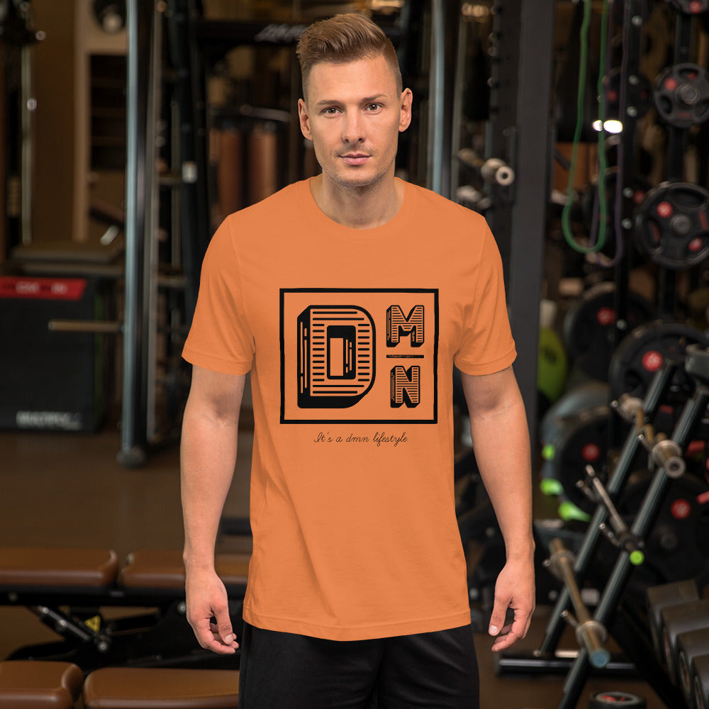 Black logo Warm colors Short-Sleeve Unisex T-Shirt