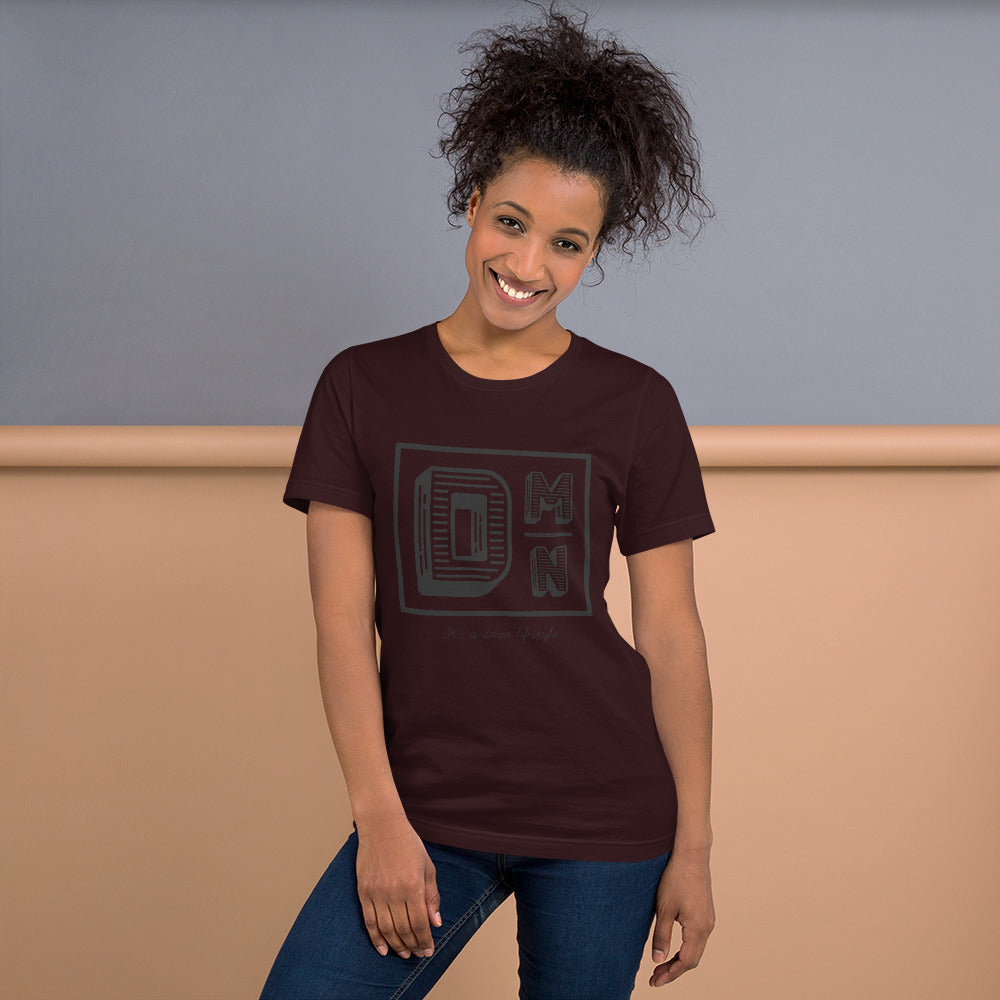 Black logo Dark colored Short-Sleeve Unisex T-Shirt